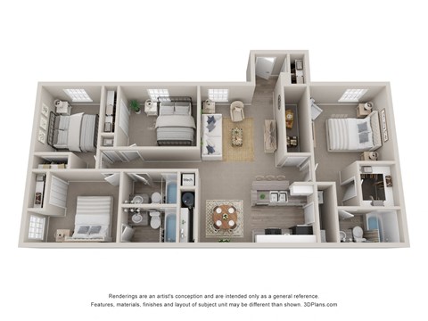 The Ridgemoor floorplan 1405 sft